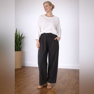 Women’s Blanque High Waist Wide Leg Pull On Pants Sz 1